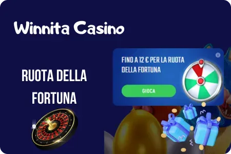 Ruota della fortuna Winnita con premi in denaro per i giocatori italiani