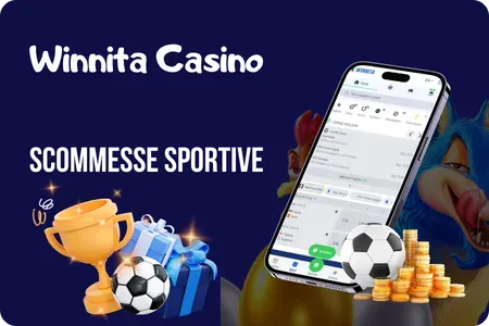 Scommesse sportive Winnita su calcio ed eSports per i giocatori italiani